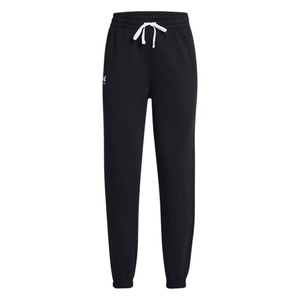 Under Armour Womens/Ladies Rival Terrycloth Joggers / Black